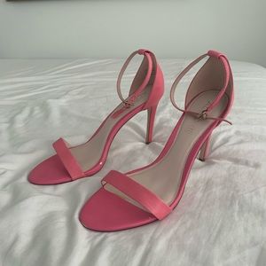 Aldo “Paules” hot pink strappy heels size 11